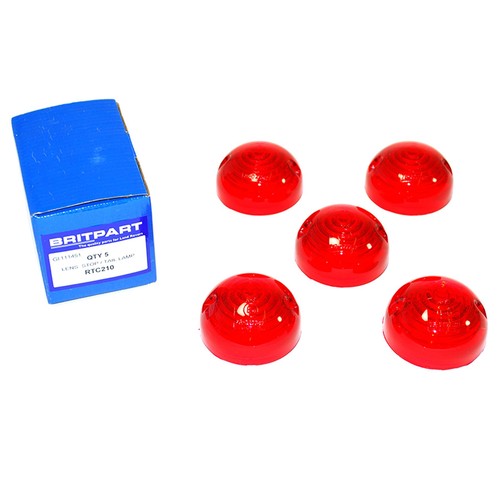 Rear stop lamp lens - stop, (x5)