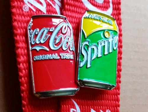 Coca cola pin badge lanyard - badge, 6