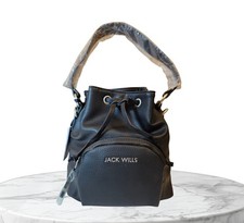 Jack Wills Black Faux Leather