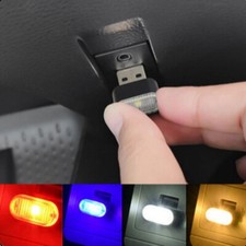 1x Mini Car Interior USB LED Light Neon Atmosphere Ambient Lamp Bulb Accessories