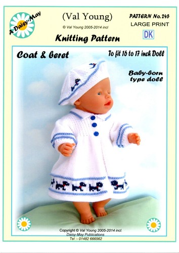Dolls knitting pattern no245 - knitting,
