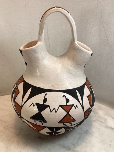 Acoma pottery signed - signed, caroline