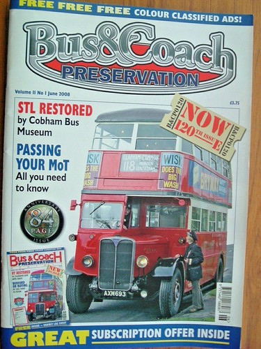 Bus coach preservation june - &,