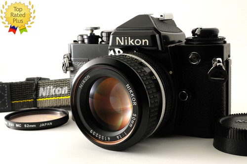 Nikon black slr film - film, camera