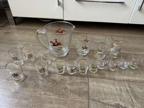 Vintage 15pc equestrian fox - vintage,