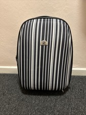 Preloved Beverly Hills Polo Club Small Soft Shell Suitcase. W 39 x H 55 x D 23cm