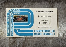 1973 French Grand Prix Ticket