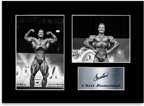 Chris bumstead signed photo - signed,