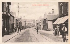 Antique postcard south street - postcard,