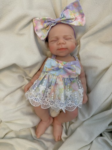 Reborn preemie asleep full - reborn,