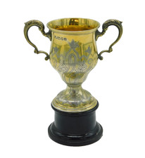 Sterling Silver Gilded Trophy