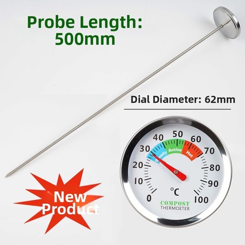 Compost thermometer 30cm 50cm - thermometer,