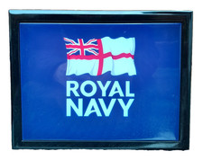 ROYAL NAVY ORNATE WOODEN MEDAL or KEEPSAKE BOX