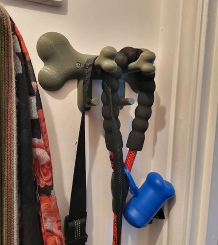 Wall mounted dog lead - wall,