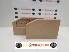 Rear Fire Bricks with Tertiary Air Chamber & Holes to suit Charnwood Island 2 