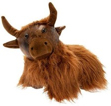 Faux Leather Highland Cow