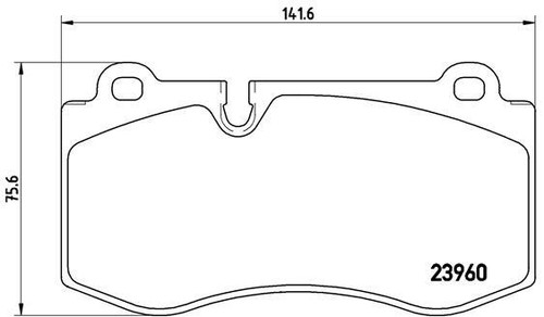 Brembo 074 brake - brembo, set