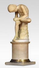 Alabaster Spinario Figure –