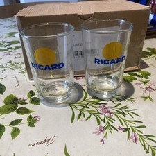 RICARD tumbler glass x 2