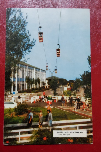 Butlins minehead postcard - minehead,