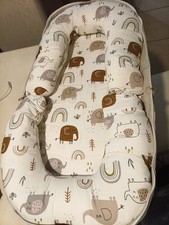 Portable Travel Bassinet for 0-8M Baby, Portable Travel Baby Bed, Foldable