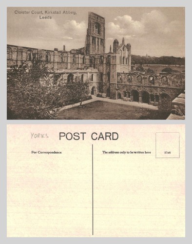 Vintage postcard cloister - postcard,