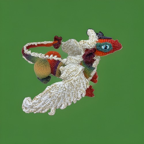 Dragon multicoloured with - multicoloured, a