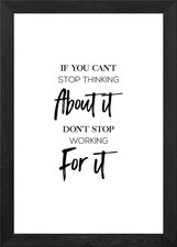 Inspirational Quote Art Framed