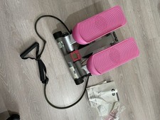 Lateral Twist Stepper Exercise Machine With Bungee Cords For Whole Body Fitness