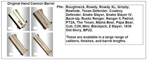 Bond arms oem - bond, barrels