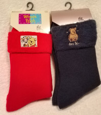 2 x PAIRS OF SOFT BED SOCKS  ONE SIZE  4 - 8 -  BHS - BRAND NEW WITH TAGS