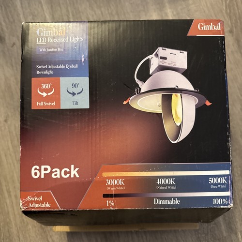 Pck inch led - 6, gimbal