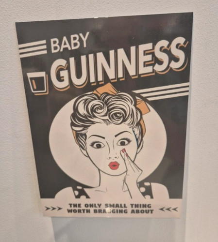 Guinness metal tin wall - metal, sign