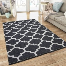 Cotton Rugs Trellis Pattern