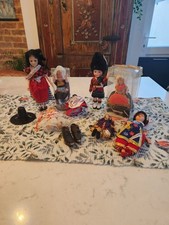 Job Lot Vintage Souvenir Dolls