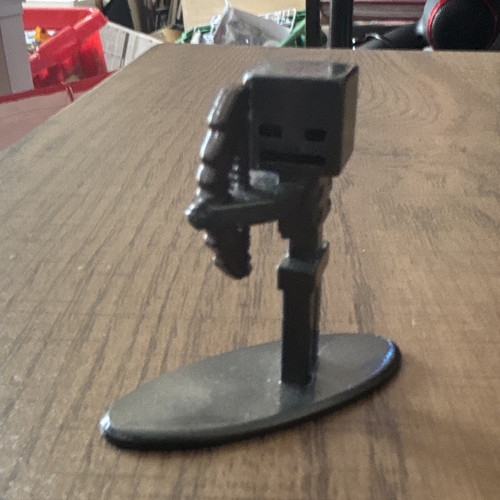 Black plastic figurine figure - plastic,
