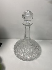Heavy crystal cut glass - cut, ships