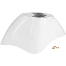 Front Fender White Piaggio 50