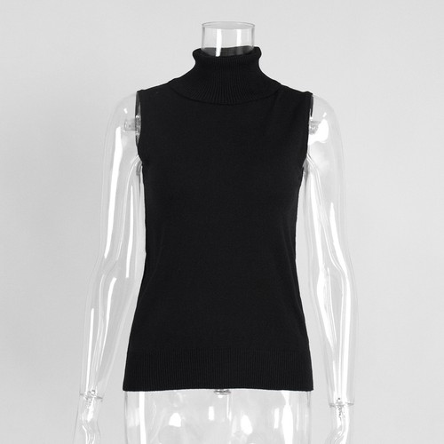 Ladies knitted high roll - roll, neck