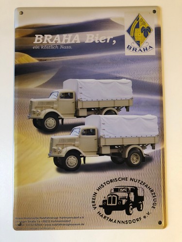 Metal sign braha - sign, |