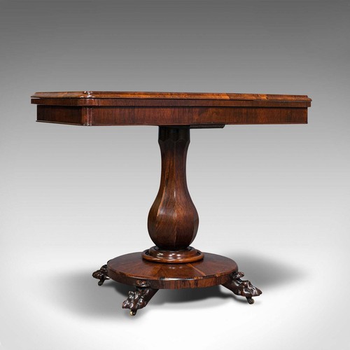 Antique folding card table - antique,