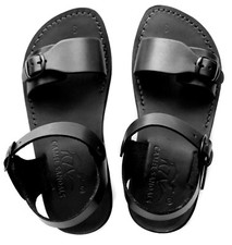 Leather Jesus Mens Black