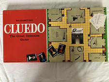 Vintage 1970's Cluedo Board