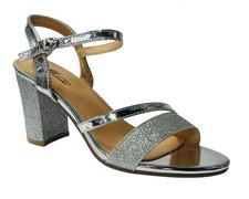Women's Glitter Block Heel