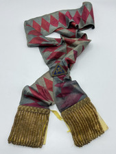 Vintage Royal Arch Principle Woven Cloth Masonic Regalia Sash