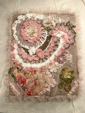 shabby chic embellished wall