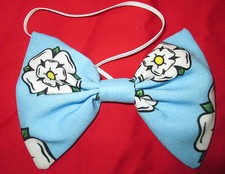 Yorkshire Rose Print Bow Tie