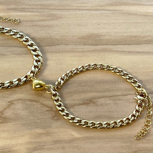 Gold stainless steel magnetic - steel,