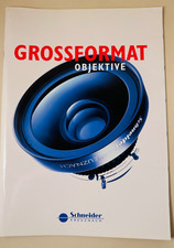 #A0590-Schneider Kreuznach Large Format Lenses Brochure, Booklet 26 Pages