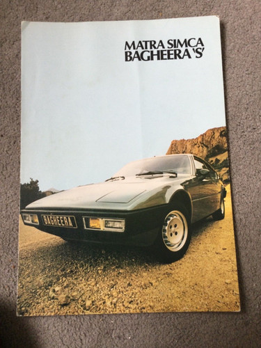 Matra simca bagheera - matra, “s”